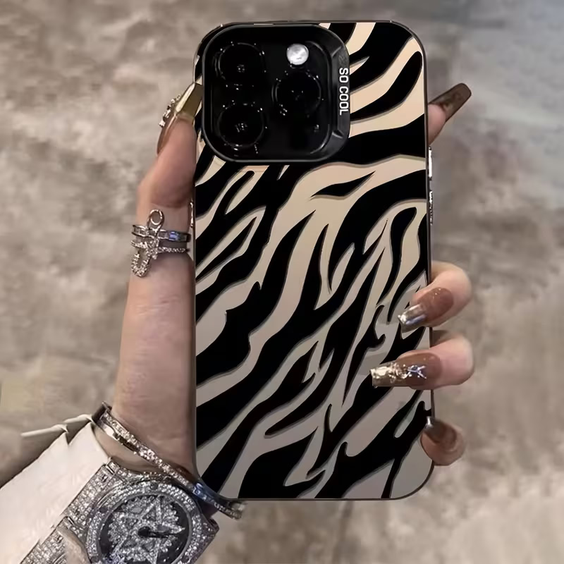 Apple Iphone 15 Pro Max - Coque antichoc IMD avancée motif zèbre