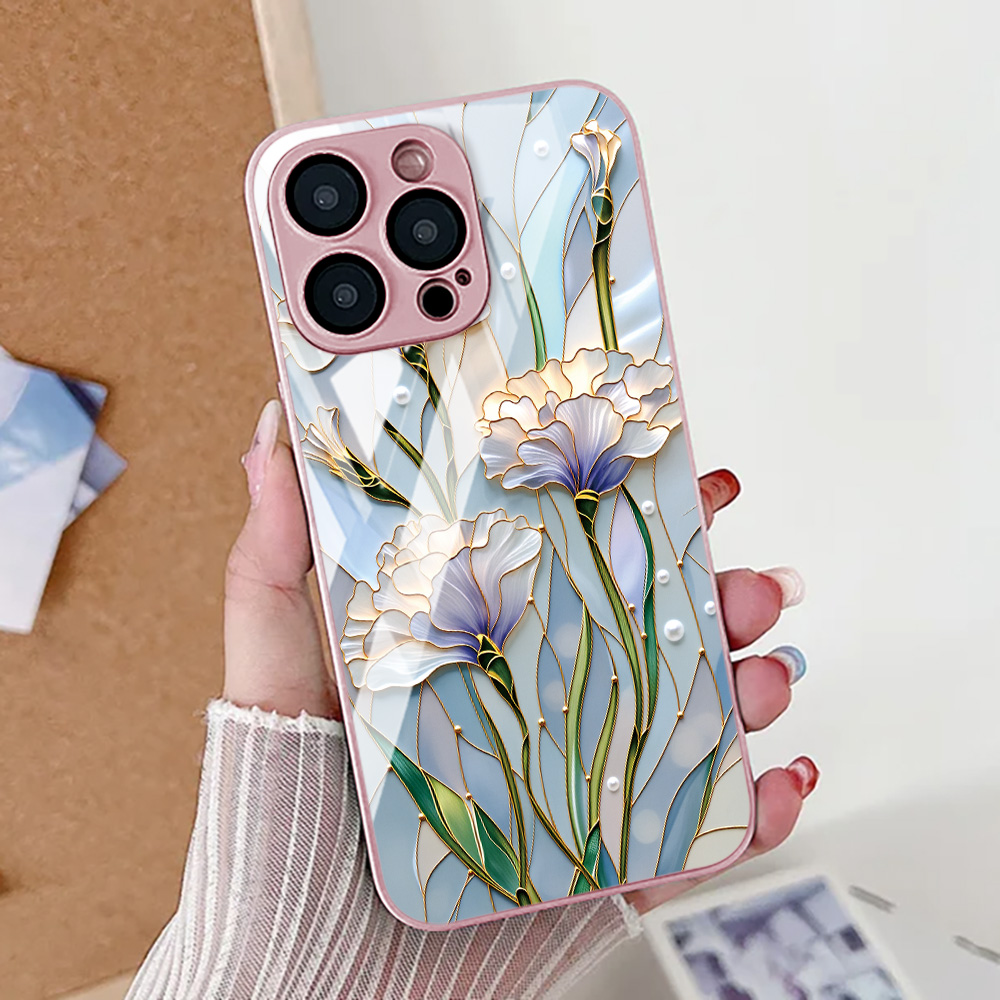 Screen Protector Film - Coque de téléphone fleur de Lotus