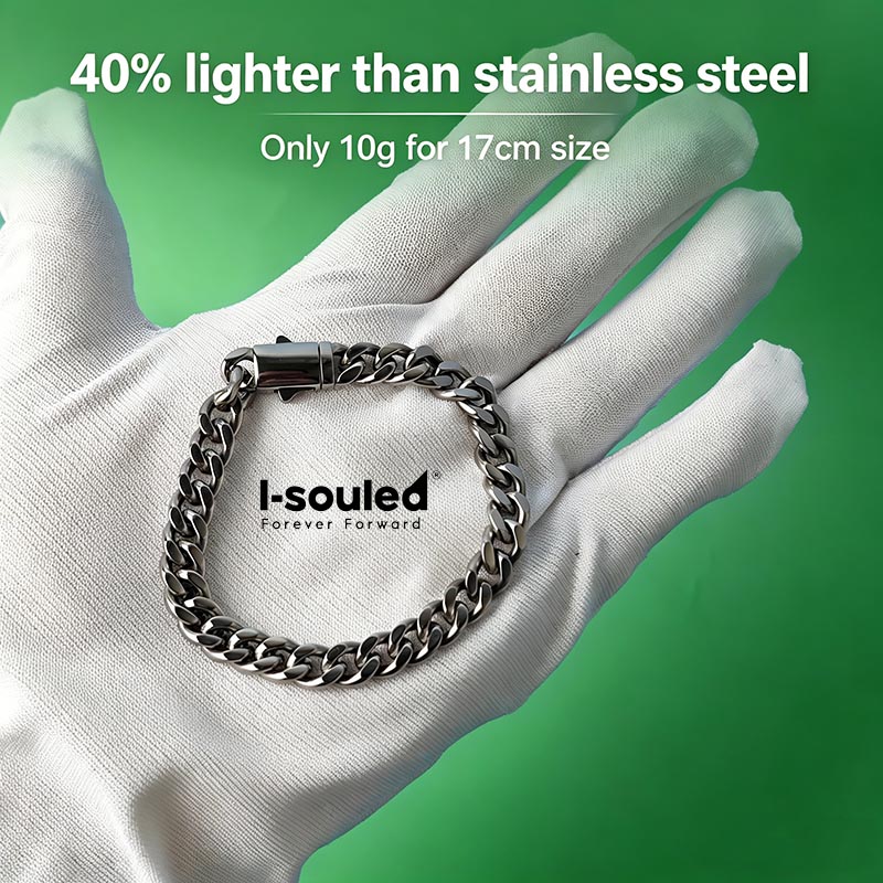 Bracelet chaîne cubaine en tit - Ceramic Link Bracelet avis et prix