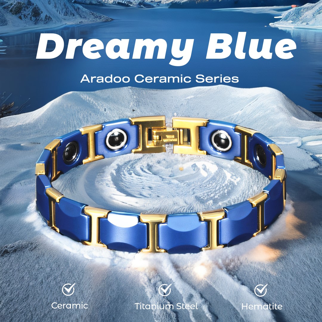 Bracelet en céramique bleu rêv - Ceramic Link Bracelet avis et prix
