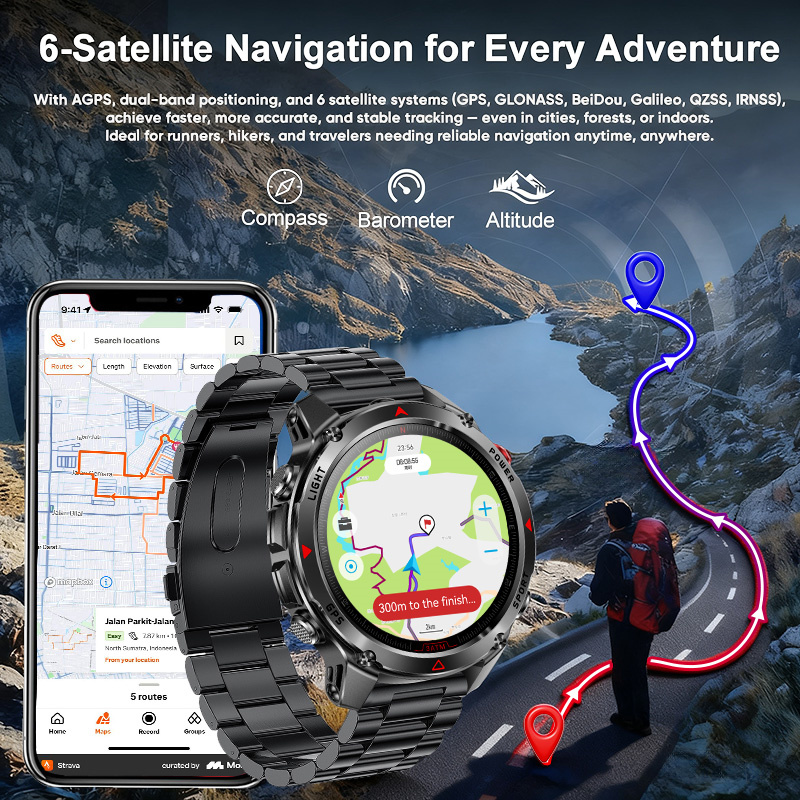 Montre connectée GPS Forerunne - Android Smartwatch Accessories avis et prix