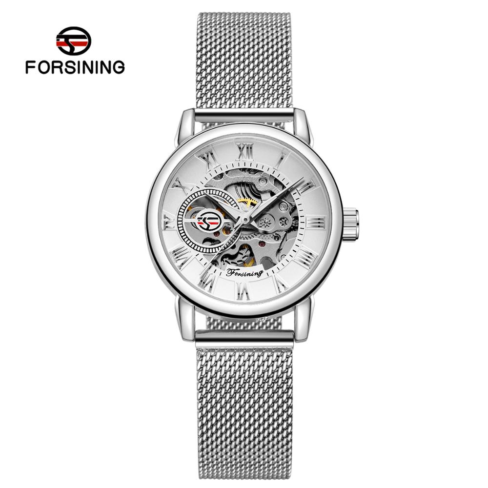 Reloj Mujer FORSINING mode fem - Stainless Mesh Band avis et prix