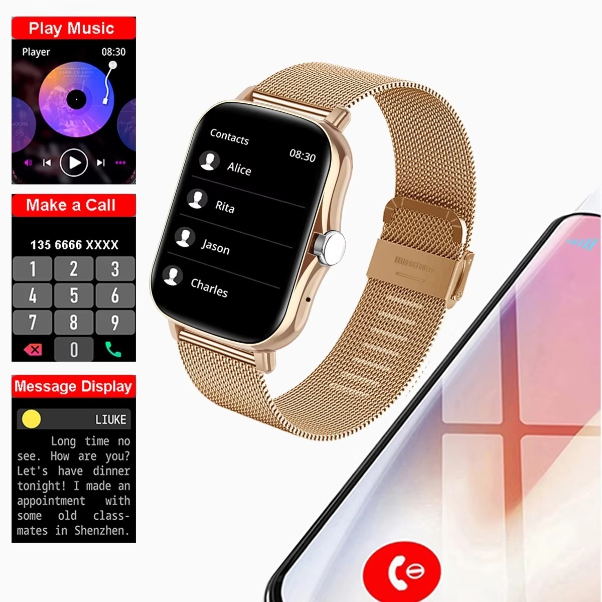 Nouvelle montre intelligente m - Android Smartwatch Accessories avis et prix