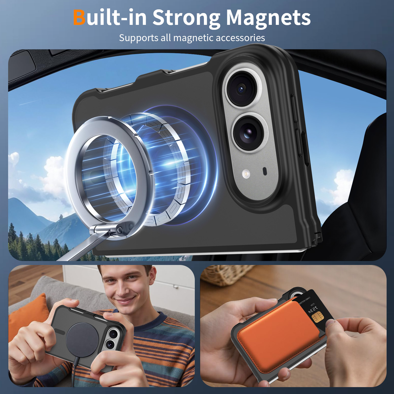 Étui de téléphone magnétique u - Screen Protector Film avis et prix