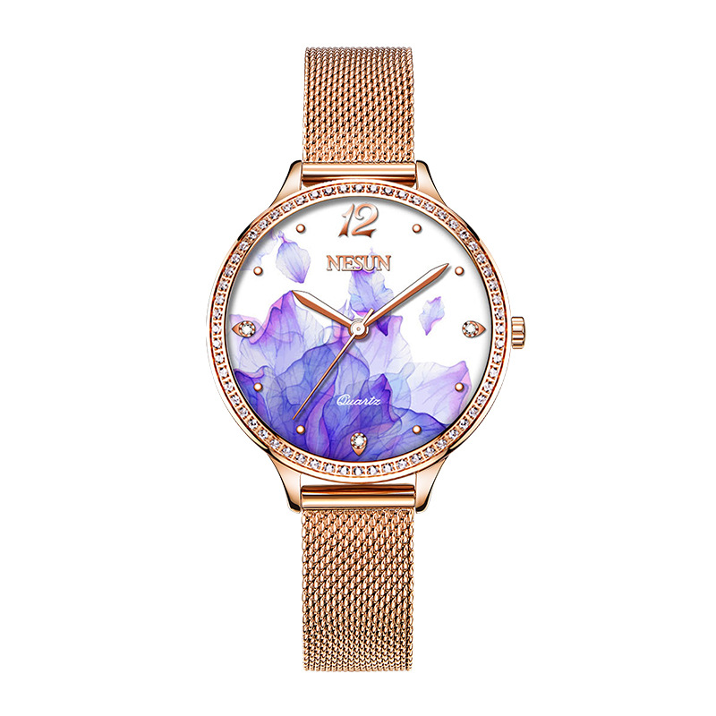 Montre pour femme NESUN 8 MM u - Stainless Mesh Band avis et prix
