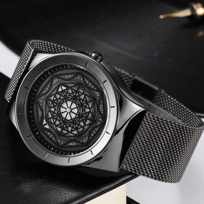 Montres Geek pour hommes, mont - Stainless Mesh Band avis et prix